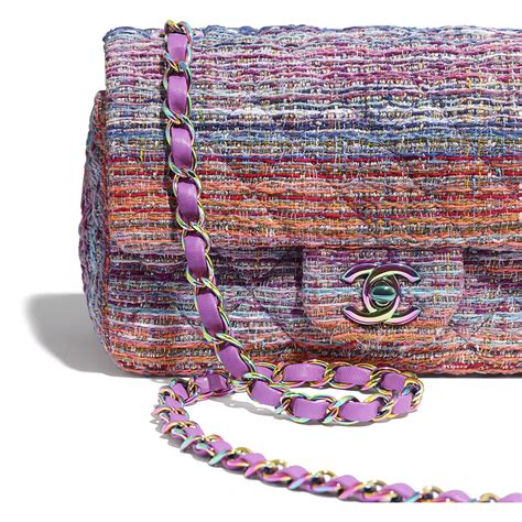 chanel mini tweed flap bag|Chanel tweed bag 2020.